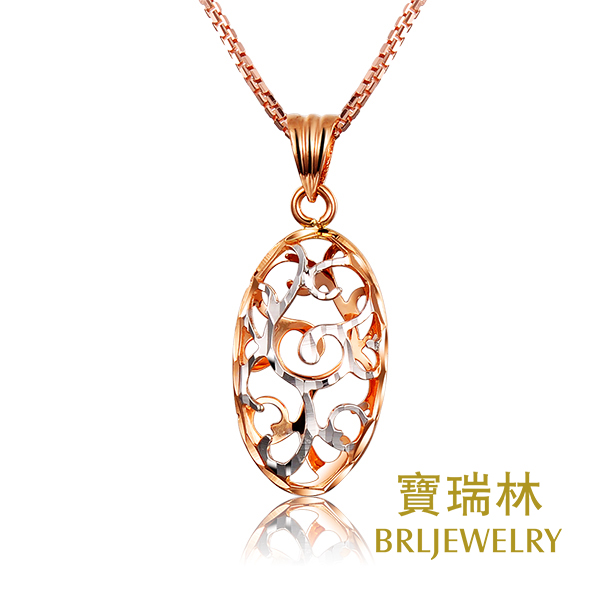 18K金吊坠
