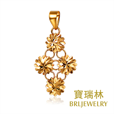 18K金吊坠