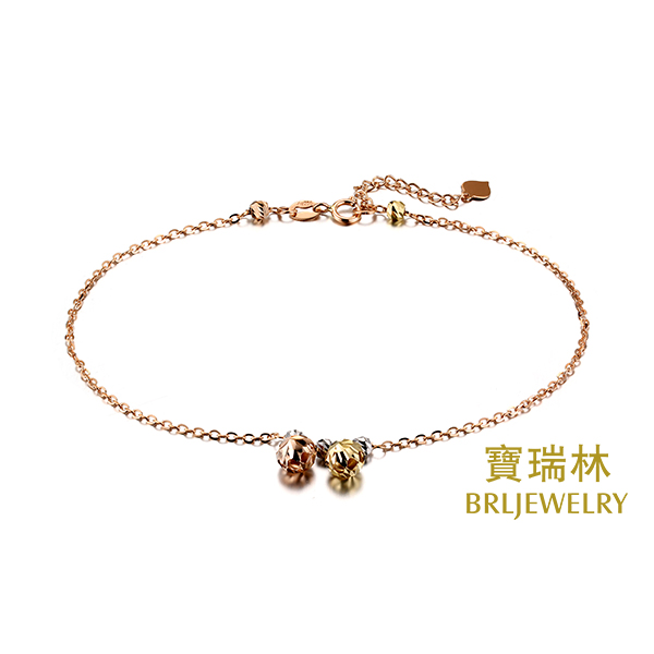 18K金脚链