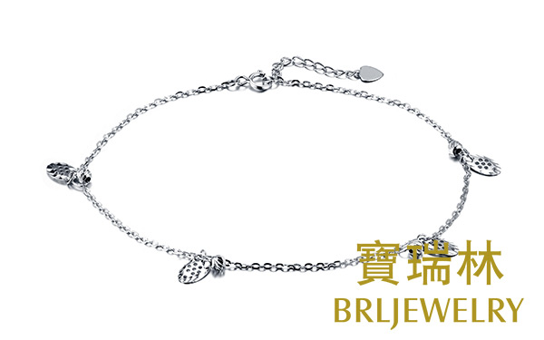 18K金脚链