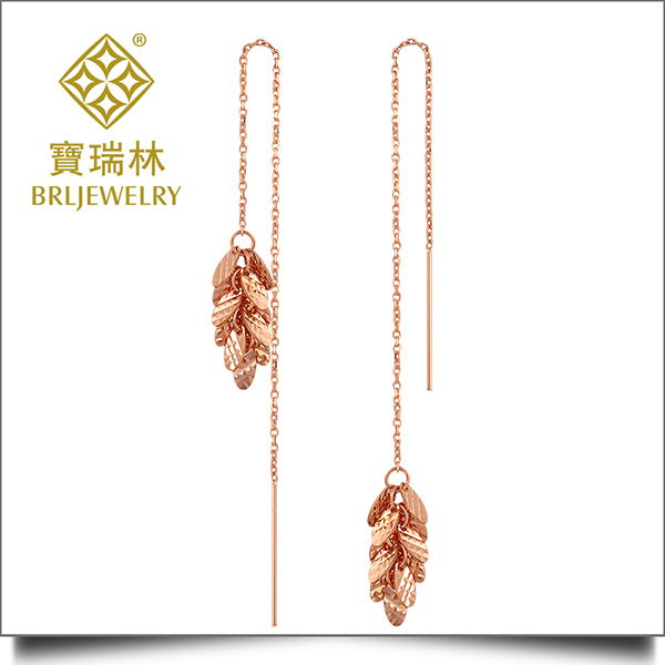 18K金耳饰