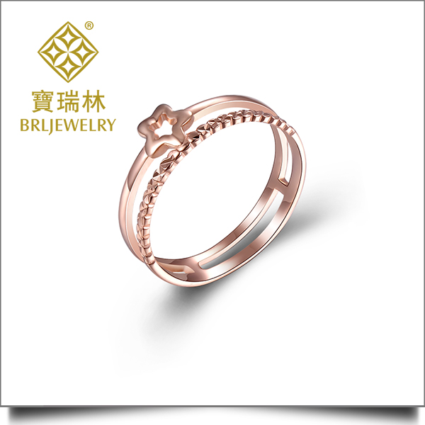 18K金戒指
