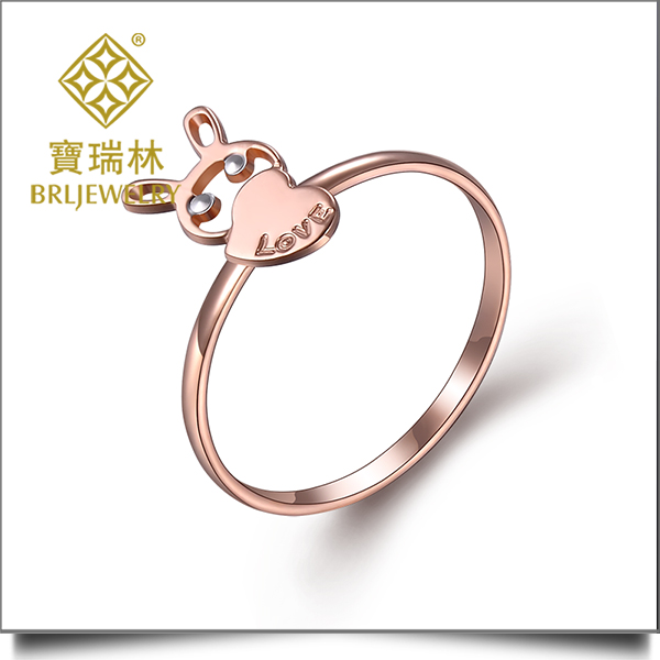 18K金戒指