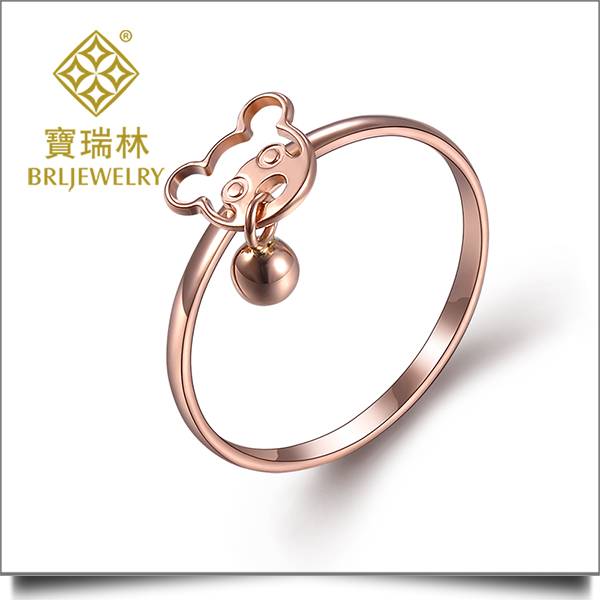 18K金戒指