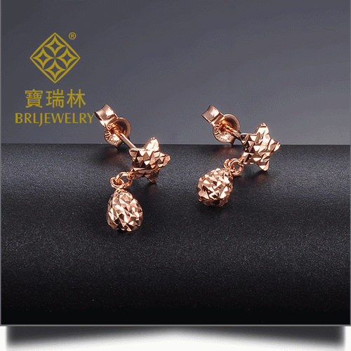 18K金耳饰
