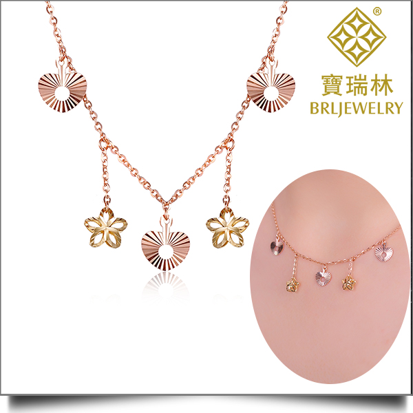 18K金套链